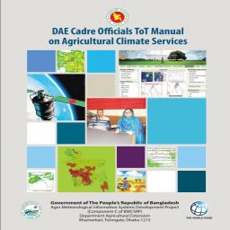 DAE Cadre Officials ToT Manual on Agricultural Climate Services
